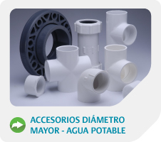 accesorios diametro mayor - agua potable